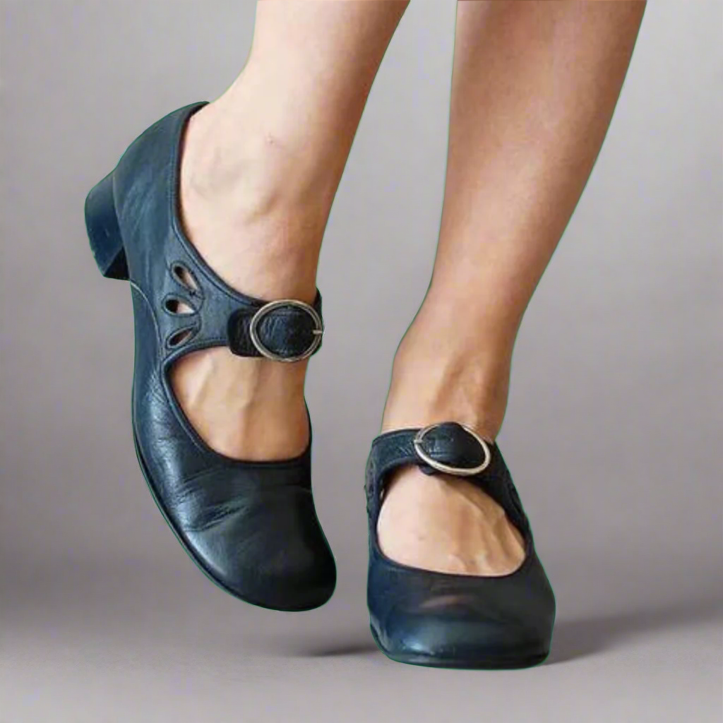 Denisa™ Ledersandalen mit bequemer Keilsohle