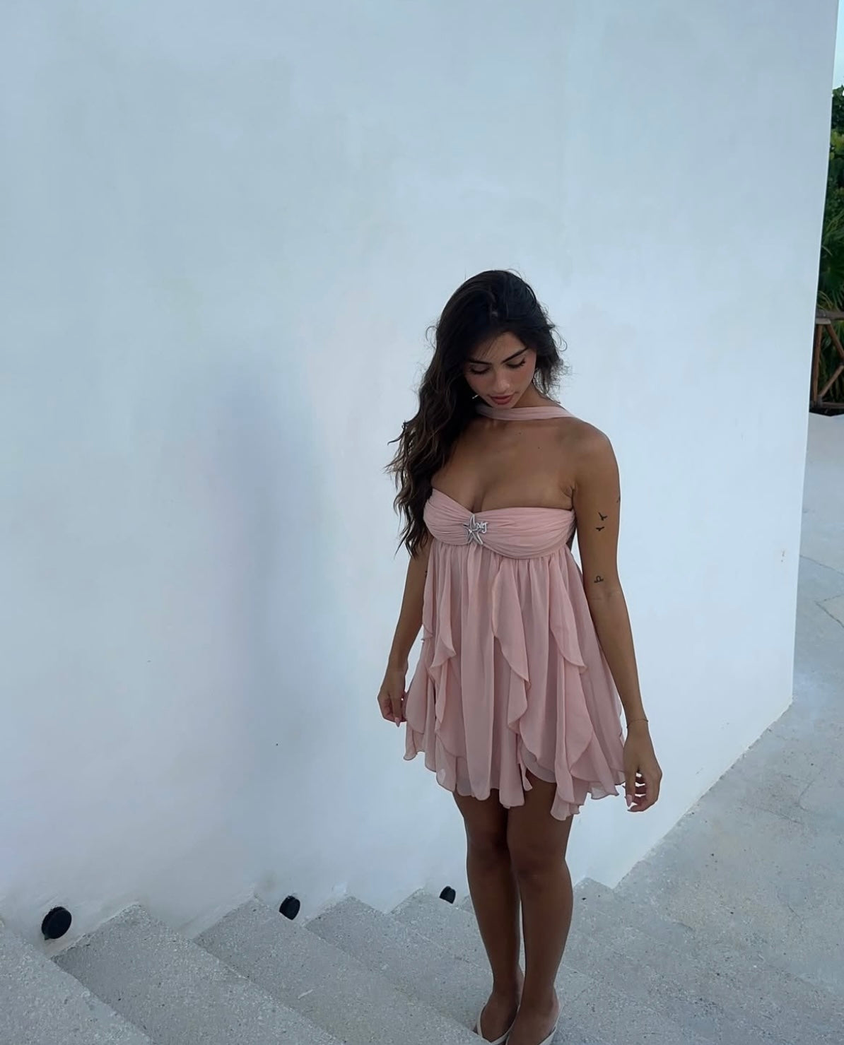 Flora™ | Romantisches Minikleid mit Blumenmuster