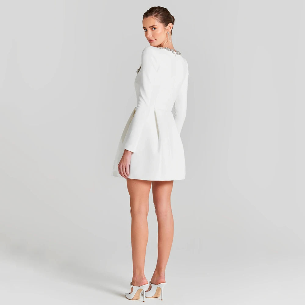 Barbara - Mini-Kleid aus Samt