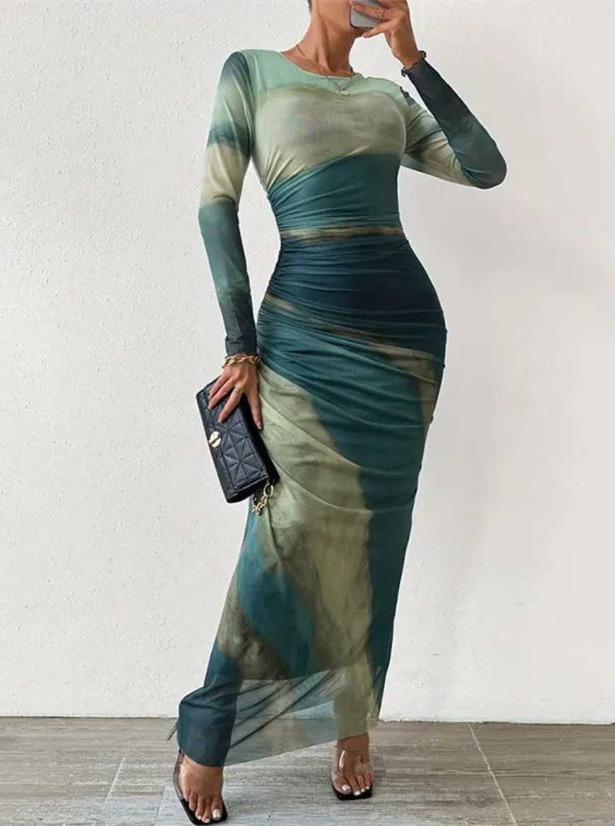 Flavia™ | Elegantes Maxikleid im Farbverlauf