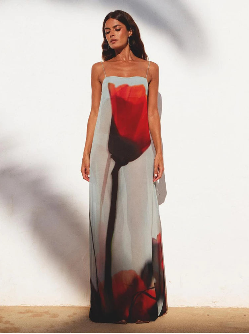Samara™ | Figurbetontes Kleid mit Print