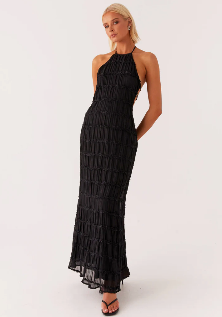 Althea™ | Elegantes Häkel-Design Maxikleid