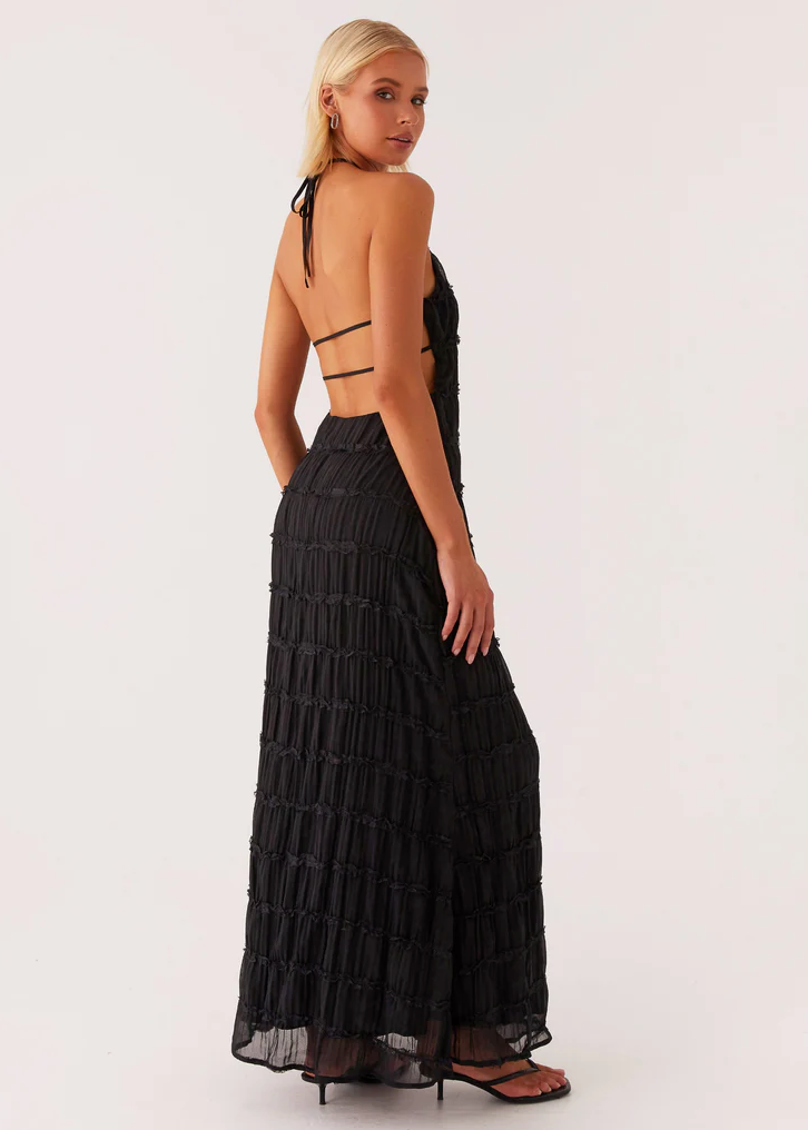Althea™ | Elegantes Häkel-Design Maxikleid
