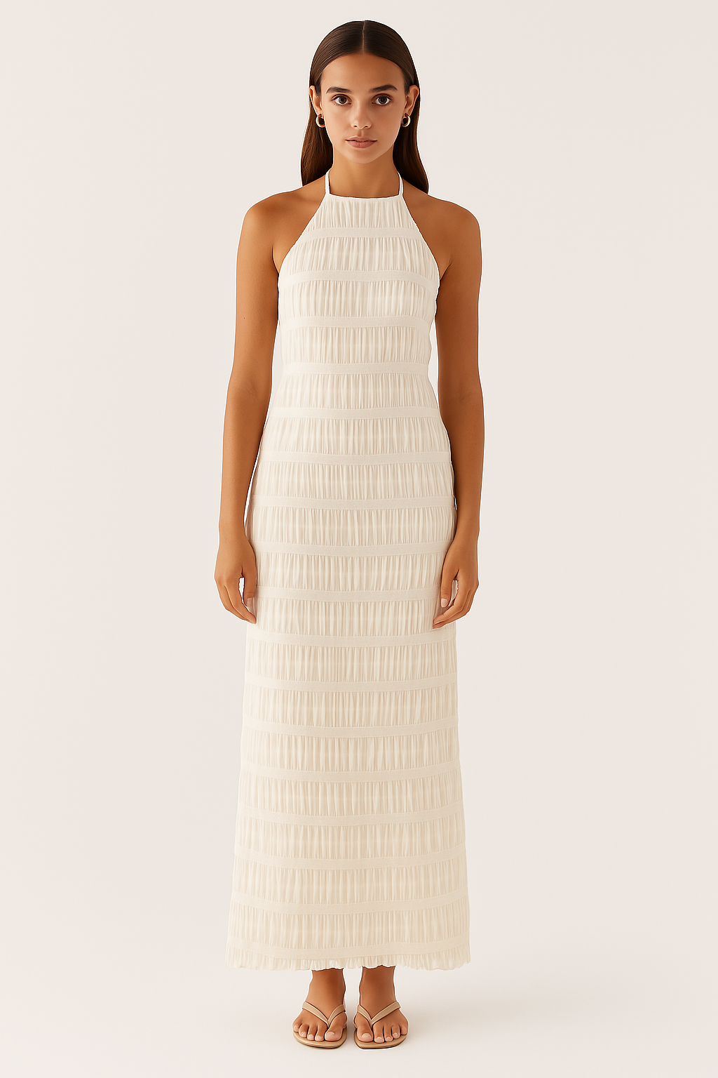 Althea™ | Elegantes Häkel-Design Maxikleid