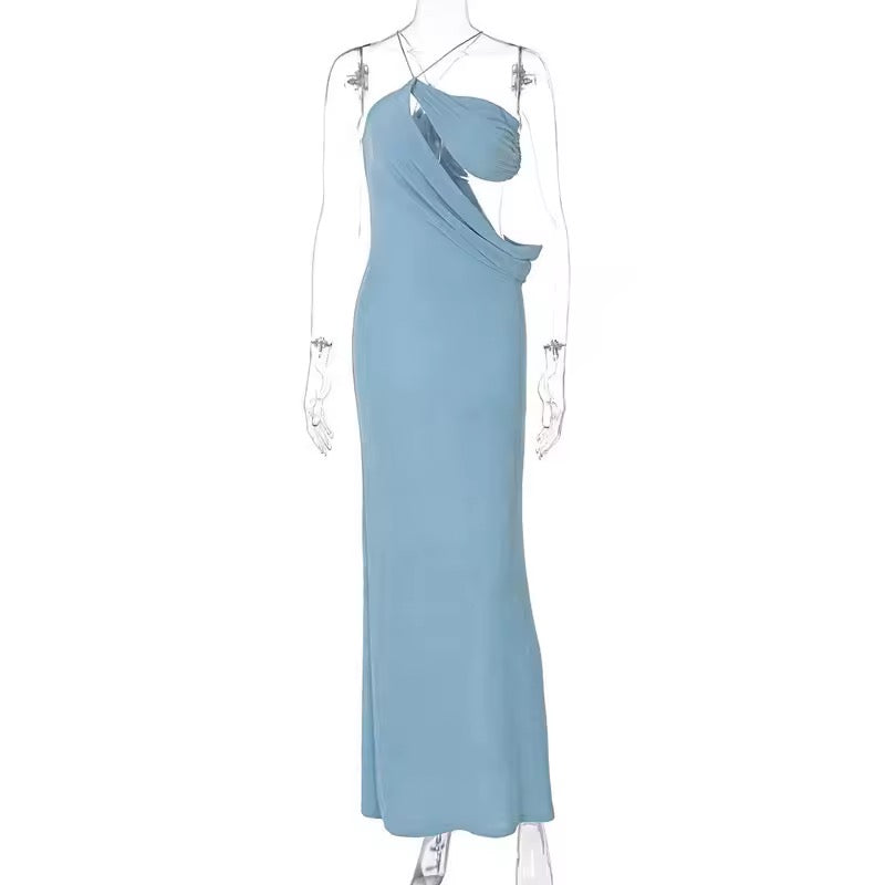 Isolde™ | Rückenfreies Maxikleid mit Kreuzträgern