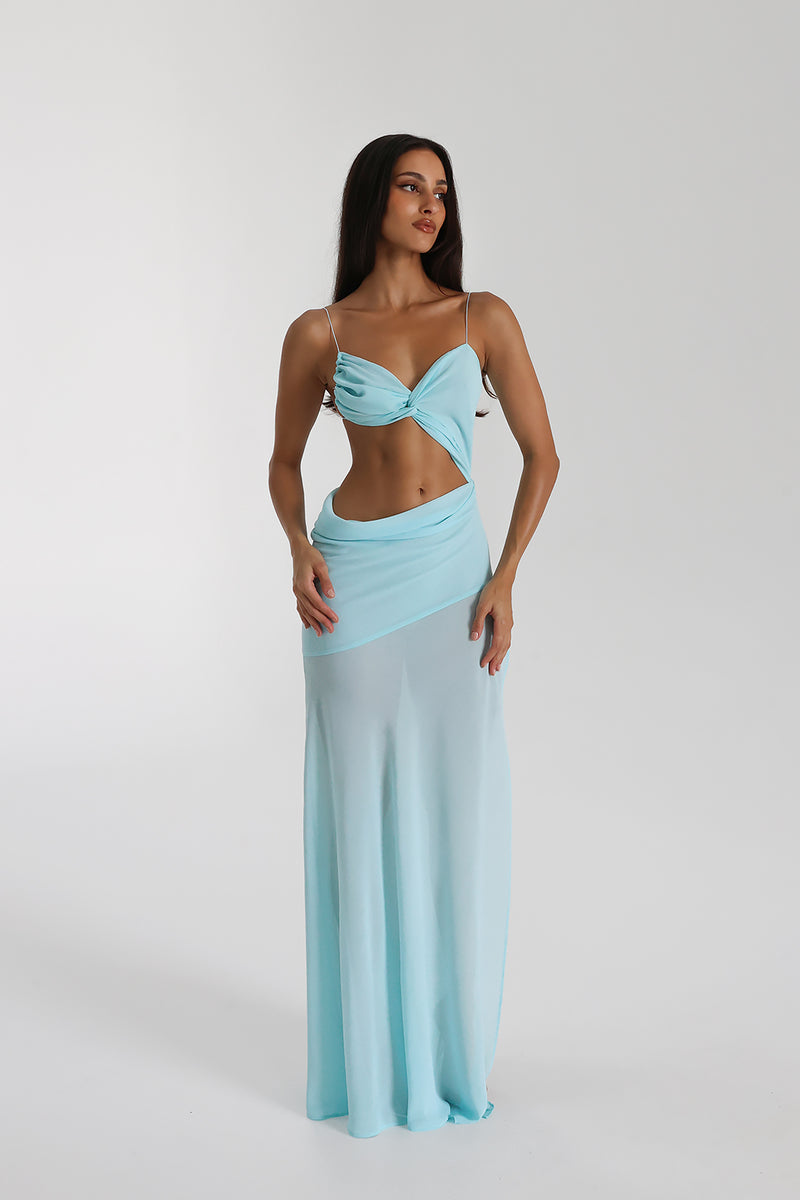 Babette™ | Elegantes Maxikleid mit Cut-Out