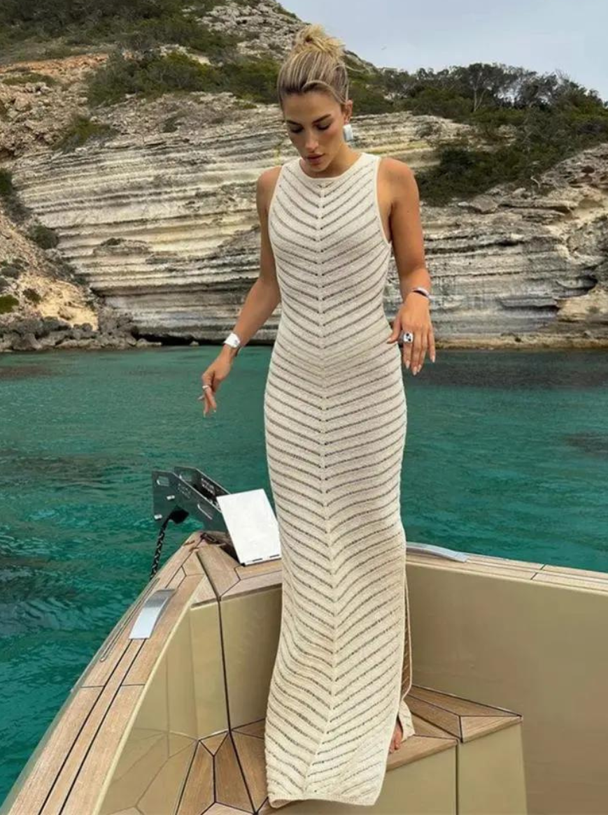 Krazy™ | Handgehäkeltes Maxikleid
