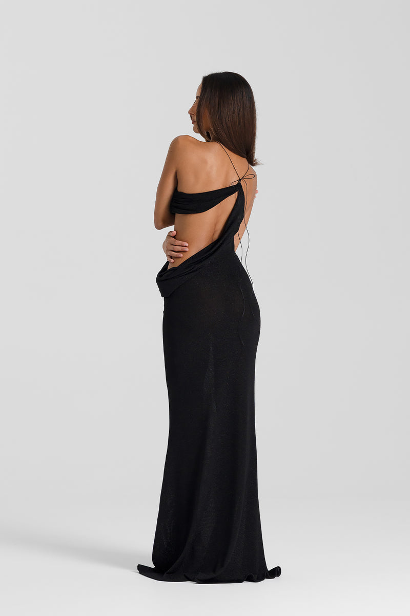 Isolde™ | Rückenfreies Maxikleid mit Kreuzträgern