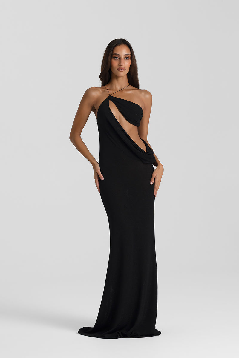 Isolde™ | Rückenfreies Maxikleid mit Kreuzträgern