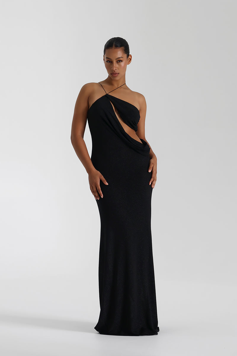 Isolde™ | Rückenfreies Maxikleid mit Kreuzträgern