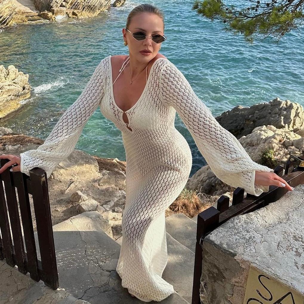 Tyra™ | Handgehäkeltes Strandkleid
