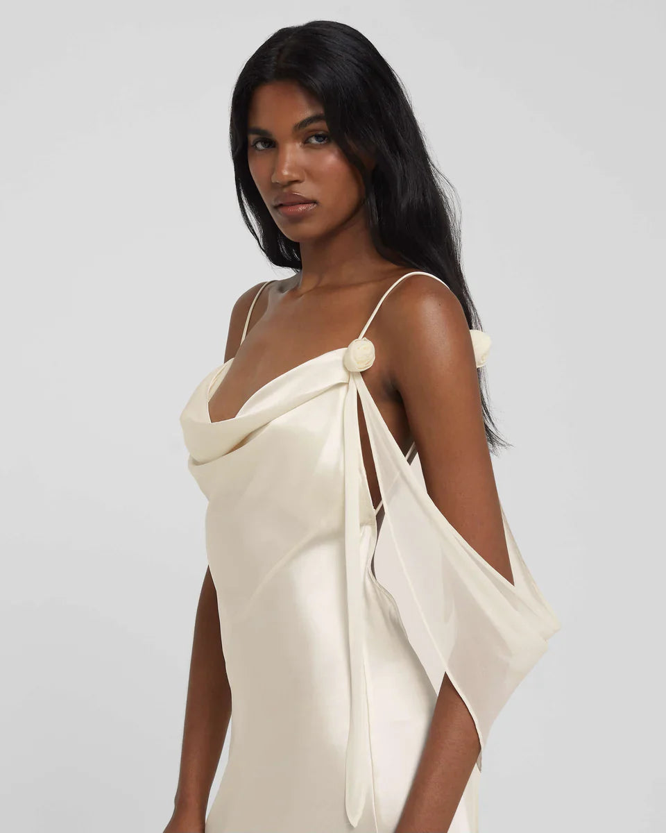 Lindth™ | Elegantes Satinkleid im Slip-Stil