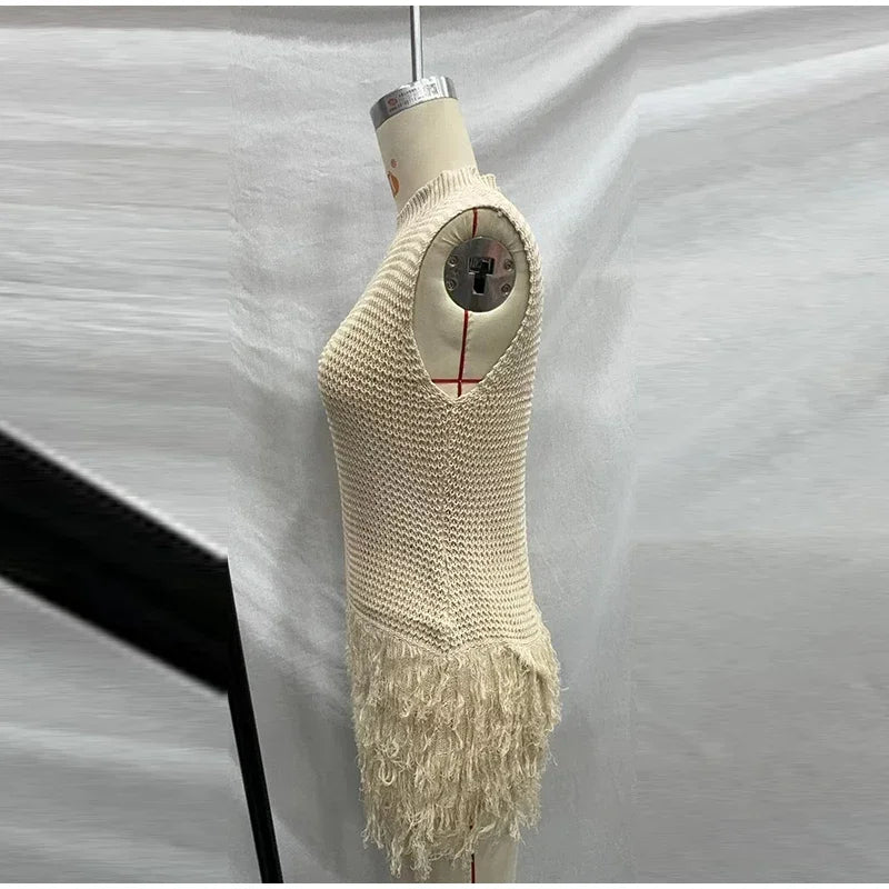Tuanny™ | Handgehäkeltes Kleid mit Fransen