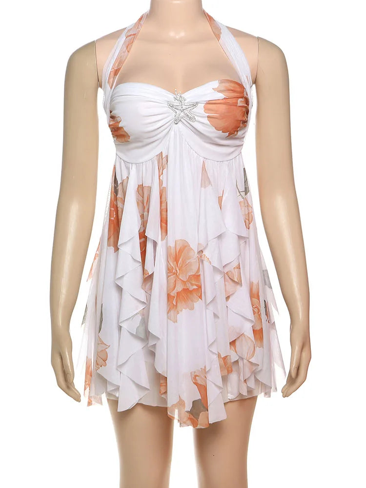 Flora™ | Romantisches Minikleid mit Blumenmuster