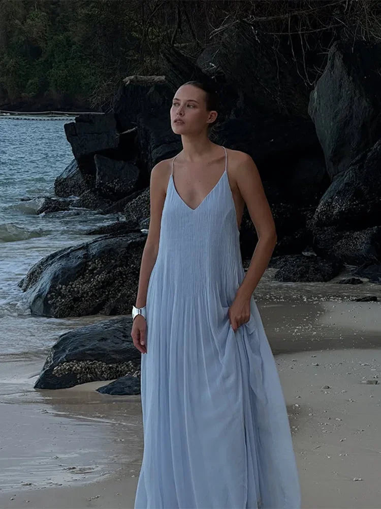 Arlina™ | Fließendes Rückenfreies Kleid