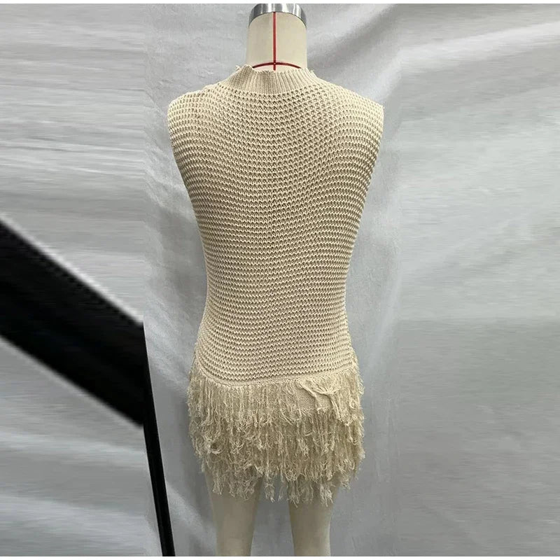 Tuanny™ | Handgehäkeltes Kleid mit Fransen