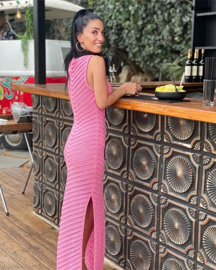 Krazy™ | Handgehäkeltes Maxikleid