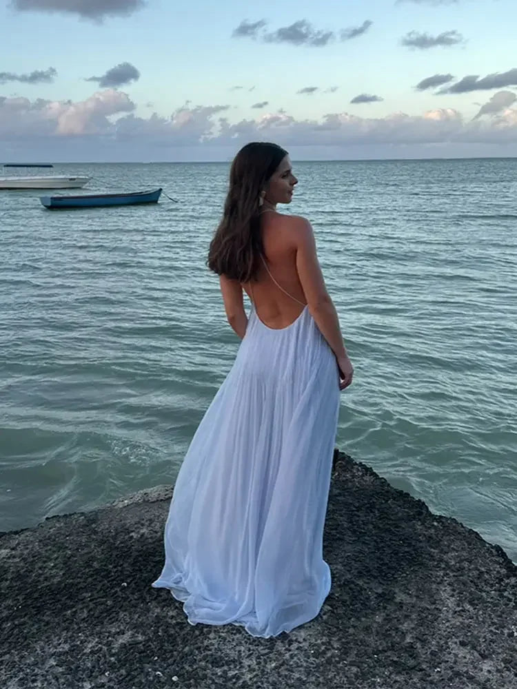 Arlina™ | Fließendes Rückenfreies Kleid
