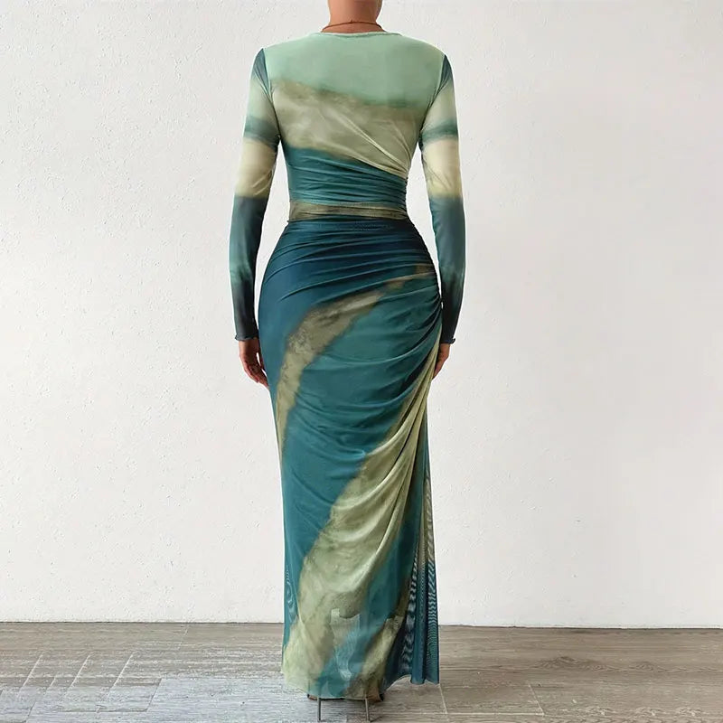 Flavia™ | Elegantes Maxikleid im Farbverlauf