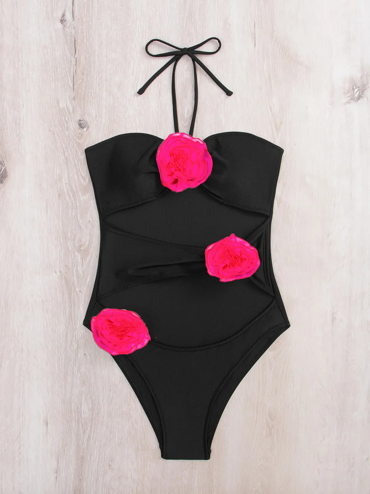 Cler™ | Zweifarbiger Cut-Out Badeanzug