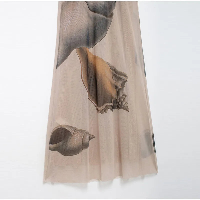 Lady™ | Fließendes Maxikleid mit hohem Ausschnitt