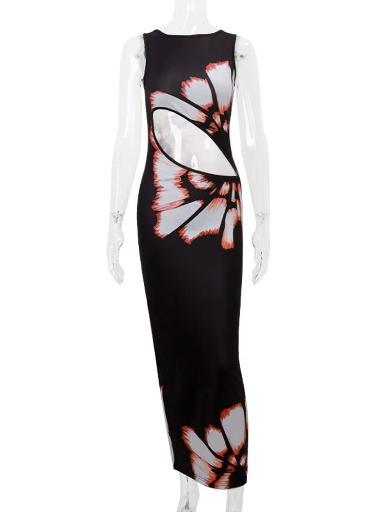 Oviedo™ | Bodycon Maxikleid mit Cut-Outs