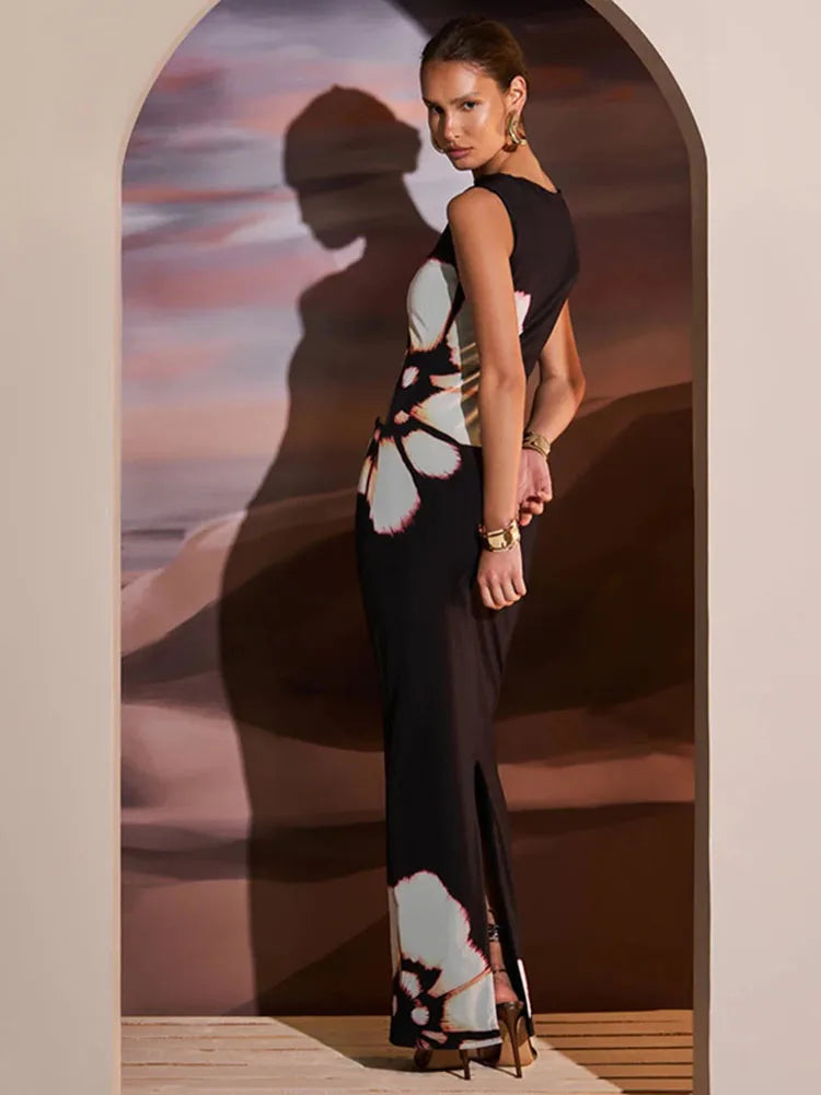Oviedo™ | Bodycon Maxikleid mit Cut-Outs