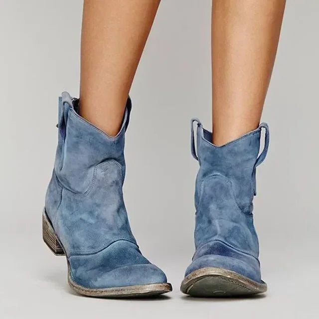 Thalia™ - Vintage Cowboy-Stiefeletten