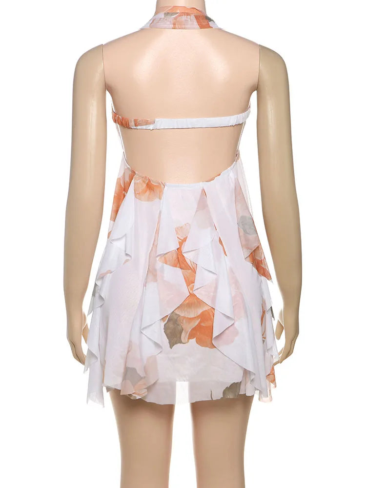 Flora™ | Romantisches Minikleid mit Blumenmuster