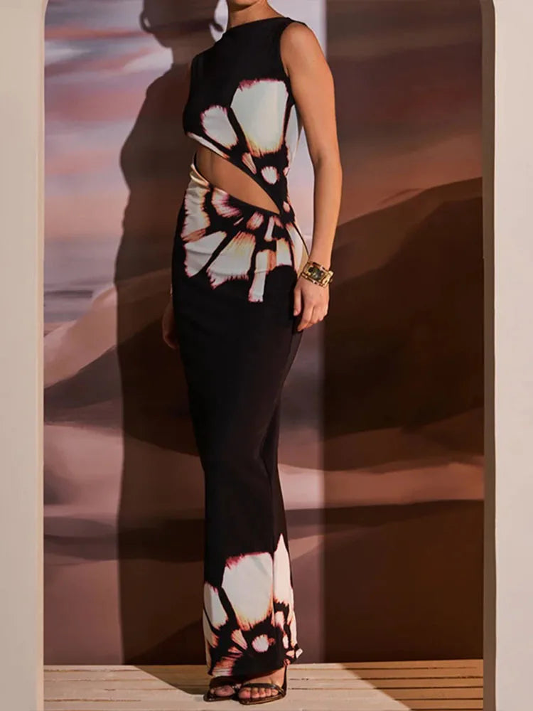 Oviedo™ | Bodycon Maxikleid mit Cut-Outs