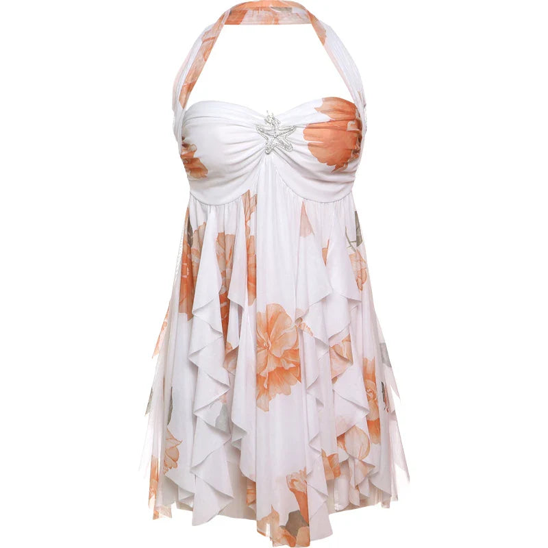 Flora™ | Romantisches Minikleid mit Blumenmuster