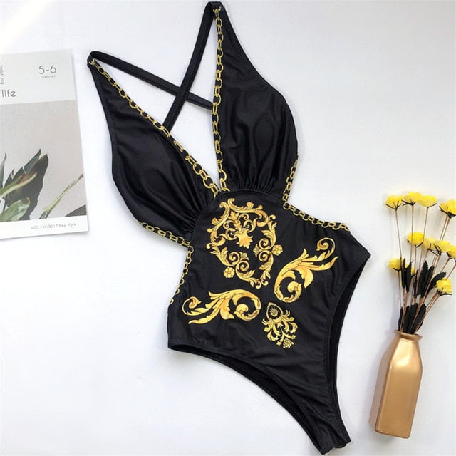 Laura™ | Stickerei-Body in Schwarz