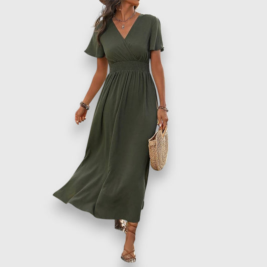 Bianca – Elegantes kurzärmliges Kleid