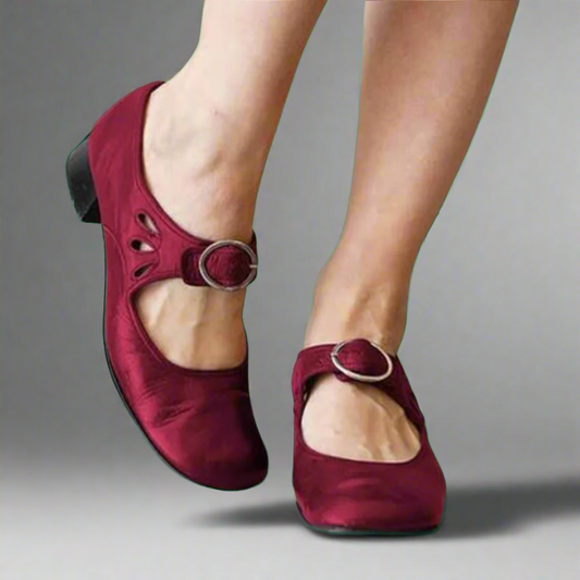 Denisa™ Ledersandalen mit bequemer Keilsohle
