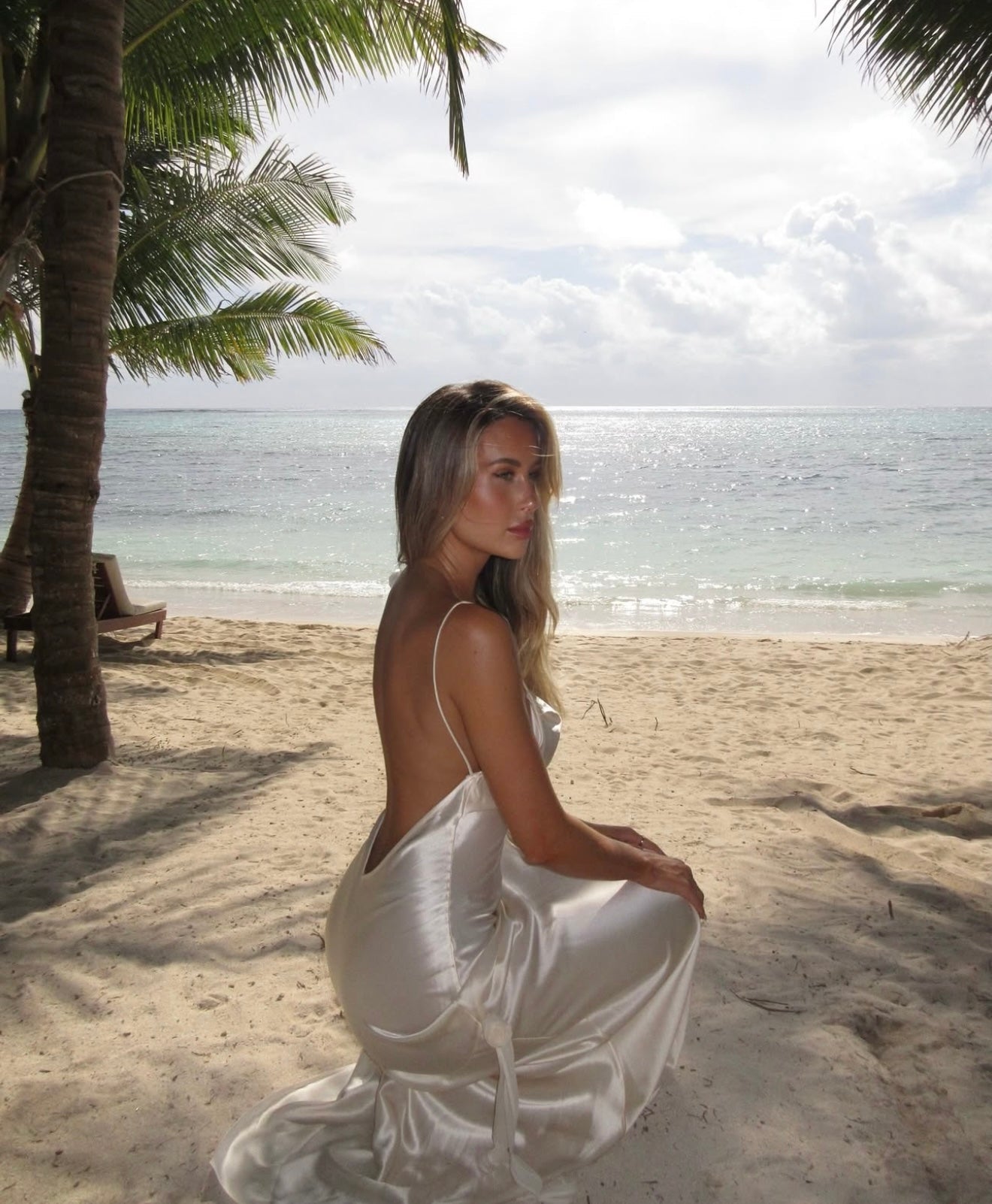 Lindth™ | Elegantes Satinkleid im Slip-Stil