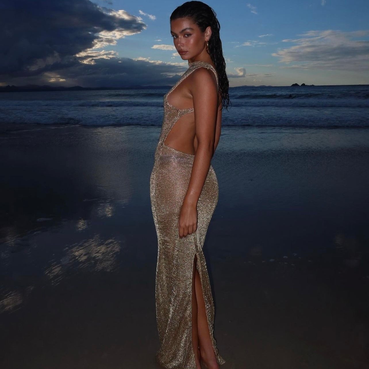 Sylla™ | Elegantes figurbetontes Maxikleid
