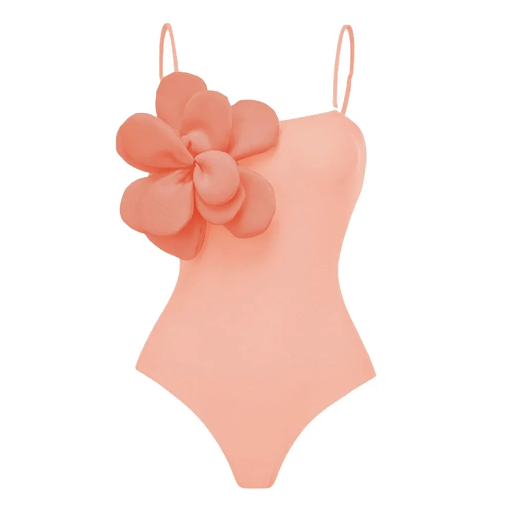 Hara™ | Badeanzug mit Großer 3D-Blume