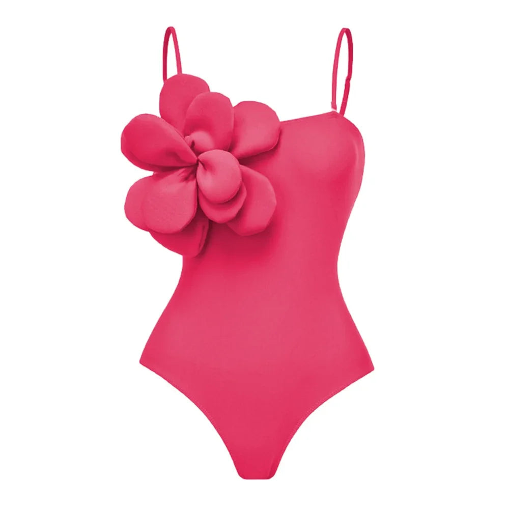 Hara™ | Badeanzug mit Großer 3D-Blume
