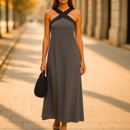 Amelie | Wickelstil-Kleid mit Schulterfreiheit