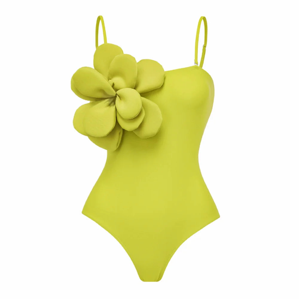 Hara™ | Badeanzug mit Großer 3D-Blume