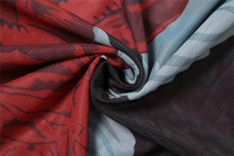 Alba™ | Langes Kleid mit Rosenprint
