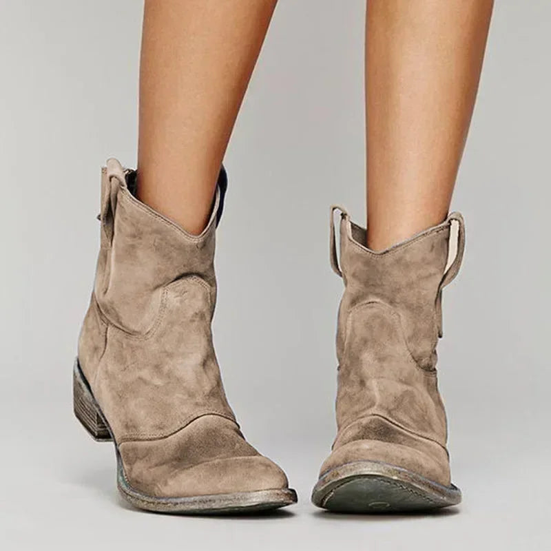 Thalia™ - Vintage Cowboy-Stiefeletten