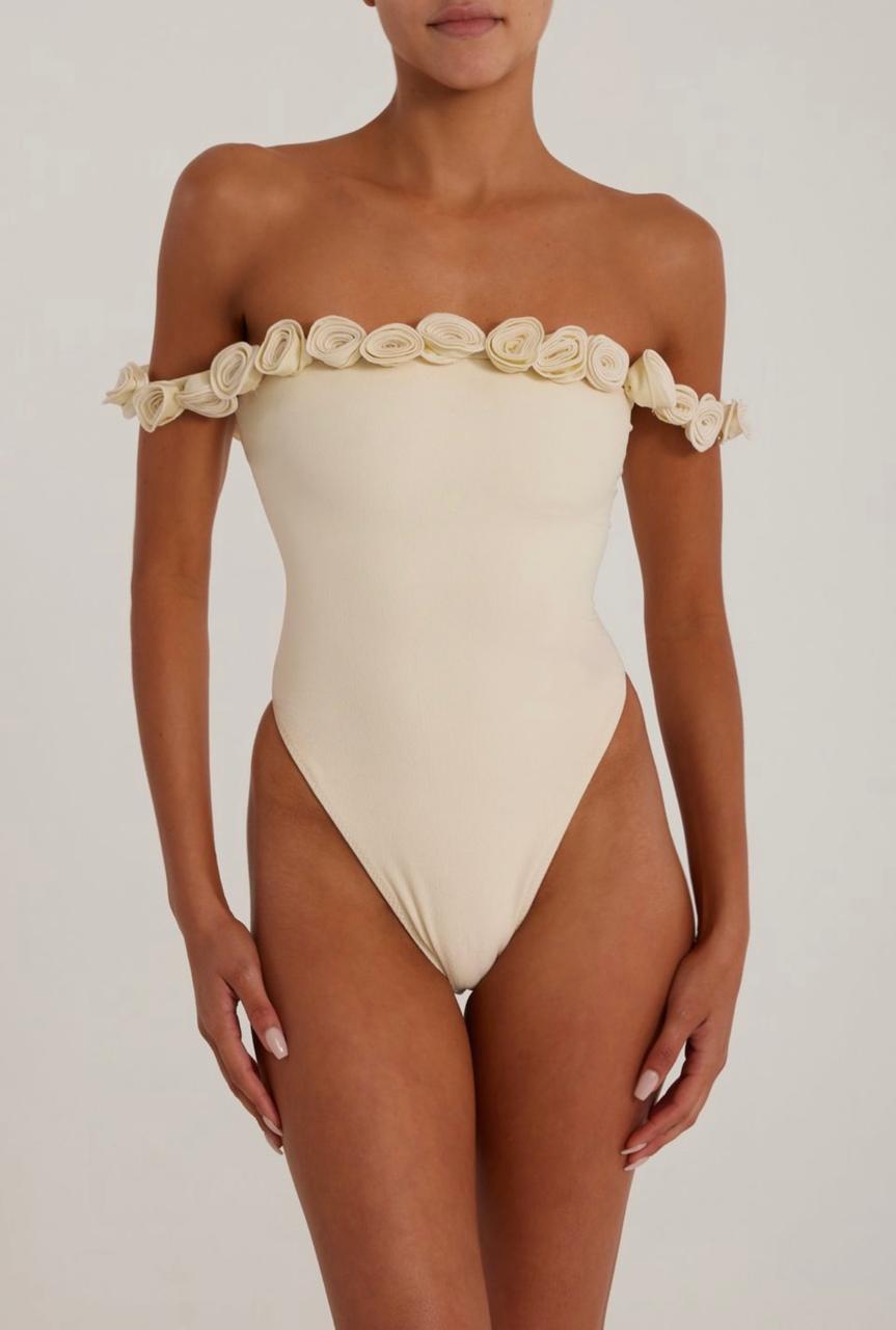 Yasmine™ | Verspielter Badeanzug mit Rüschen